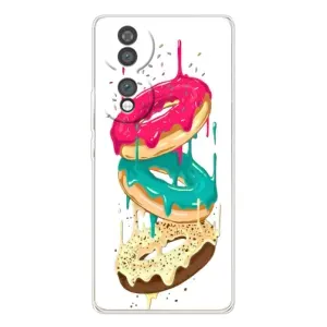 Чехол с изображением вкусной еды для Huawei Honor 70 (Сочные пончики)