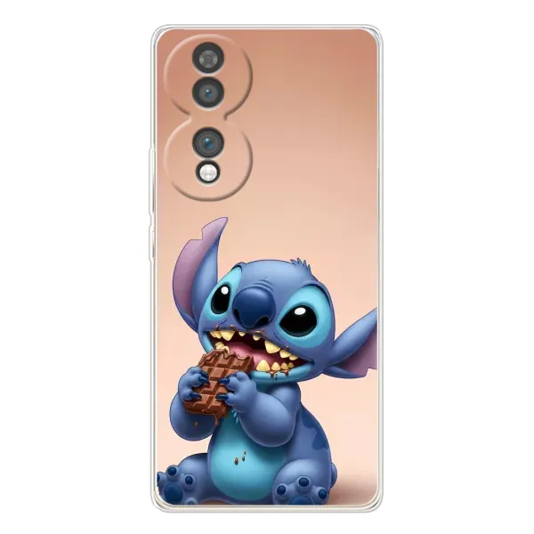 Чехол с рисунком «Стич с шоколадом» для Huawei Honor 70 Чехол с рисунком «Стич с шоколадом» для Huawei Honor 70