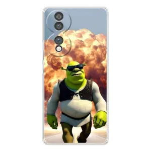 Друкований чохол з принтом Шрек для Huawei Honor 70 (Епічний вибух Шрек)