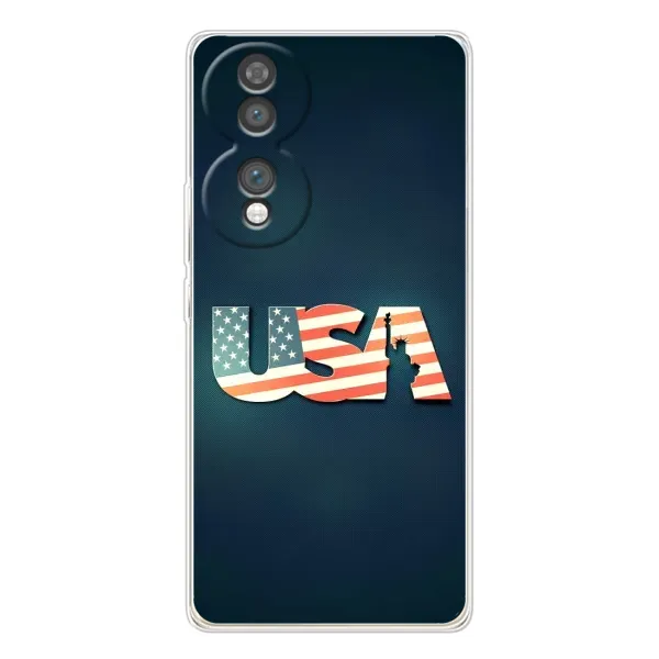 Чехол с рисунком «USA» для Huawei Honor 70 Чехол с рисунком «USA» для Huawei Honor 70