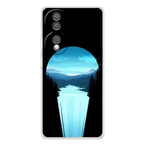 Летний Чехол на Huawei Honor 70 (Синий Водопад)
