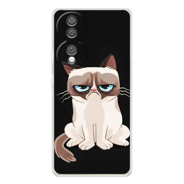 Чехол с рисунком «Взгляд кота» для Huawei Honor 70 Чехол с рисунком «Взгляд кота» для Huawei Honor 70