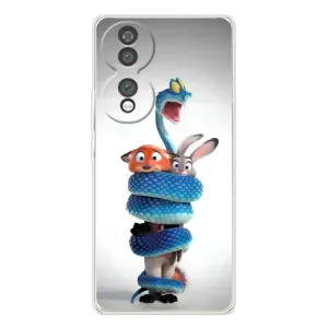 Силіконовий чохол з принтом Зоотрополіс для Huawei Honor 70 (Змія Зоо)