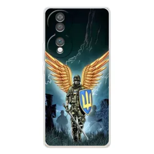 Патріотичний Чохол для Huawei Honor 70 (ЗСУ з крильми)