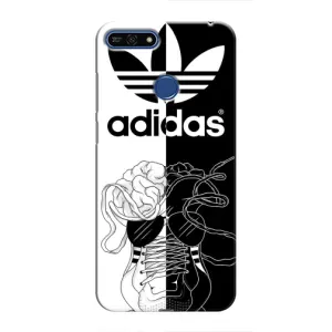 Чохол с стилі "Адідас" для Хуавей Хонор 7А Про (Adidas шнурки)