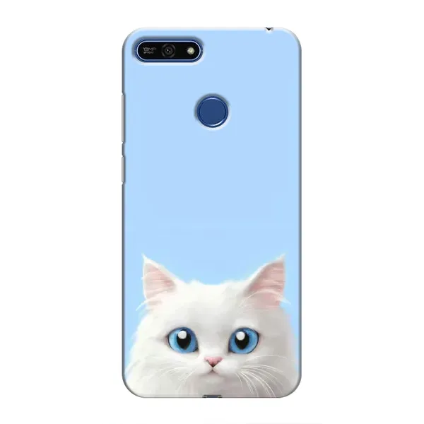 Чехол с рисунком «Белый кот» для Huawei Honor 7A Pro Чехол с рисунком «Белый кот» для Huawei Honor 7A Pro