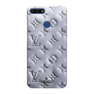 Текстурний Чохол Louis Vuitton для Хуавей Хонор 7А Про (Білий ЛВ)