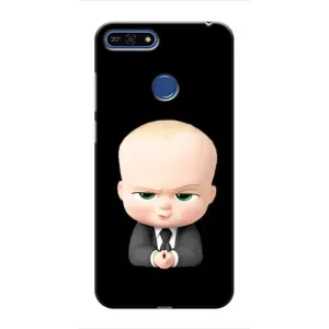 Мультяшный принт на Чехол для Хуавей Хонор 7А Про (Бос)
