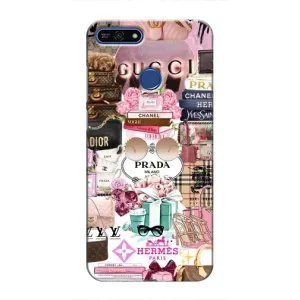 Чехол (Dior, Prada, YSL, Chanel) для Huawei Honor 7A Pro (Бренды)