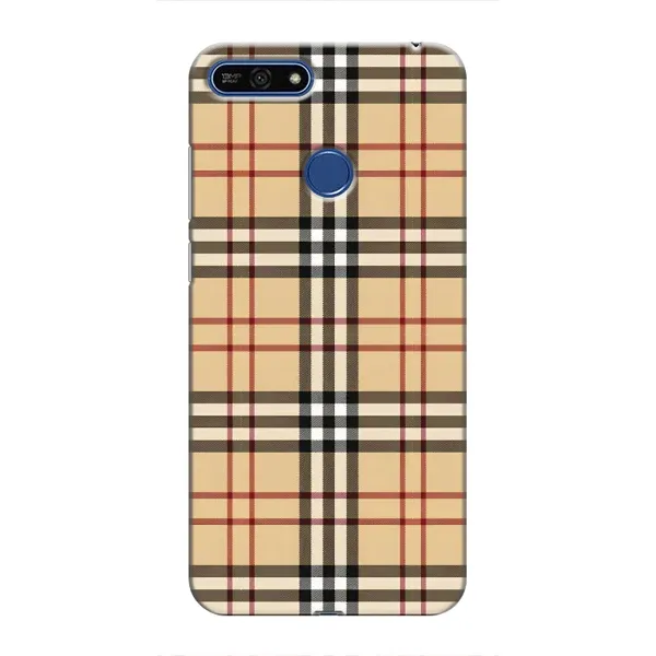 Чехол с рисунком «Burberry стиль» для Huawei Honor 7A Pro