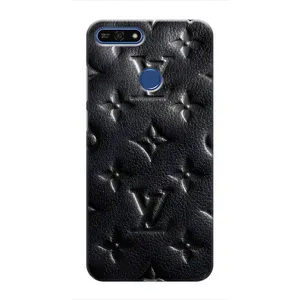 Текстурний Чохол Louis Vuitton для Хуавей Хонор 7А Про (Чорний ЛВ)