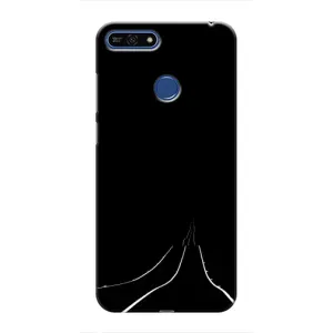 Чохол з картинками на чорному фоні для Huawei Honor 7A Pro (Дорога)