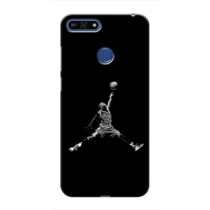 Силіконовый Чохол Nike Air Jordan на Хуавей Хонор 7А Про (Джордан)