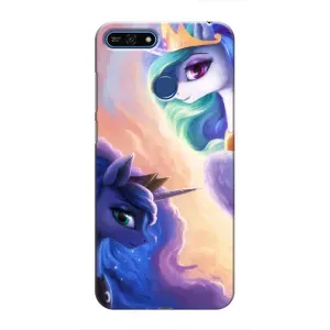 Чохол Unicorn на Huawei Honor 7A Pro (Єдиноріжки на хамарках)