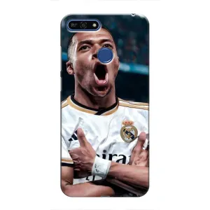 Чехол (TPU) с Футболистом на Huawei Honor 7A Pro (Гол Мбаппе)