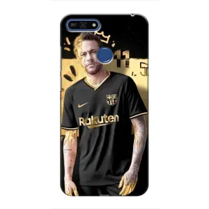 Силиконовый Чехол Huawei Honor 7A Pro (Gold Neymar)