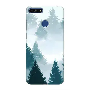 Летний Чехол на Huawei Honor 7A Pro (Горный лес)