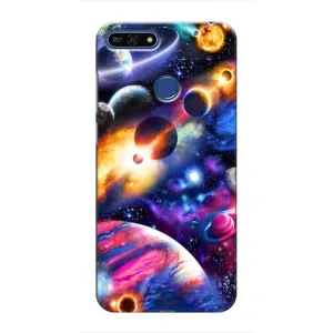 Чехлы КОСМОС для Huawei Honor 7A Pro (Космический мир)
