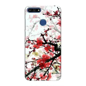 Чехол с принтом САКУРЫ на Huawei Honor 7A Pro (Красивая Сакура)
