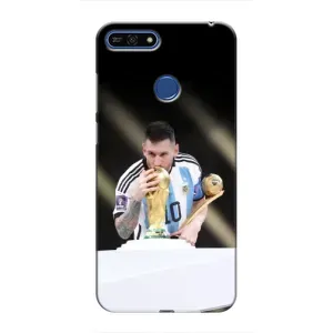 Чехлы Лео Месси Аргентина для Huawei Honor 7A Pro (Кубок Мира)