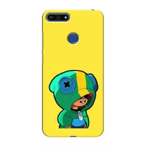 Чохол Бравл Старс для Huawei Honor 7A Pro (Леон (LEON))