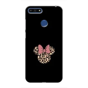 Чехол с леопардовым принтом на Huawei Honor 7A Pro (Леопардовая Минни)