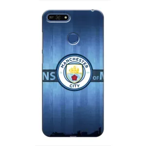 Силиконовые Чехлы принт Футбол на Huawei Honor 7A Pro (ManCity)