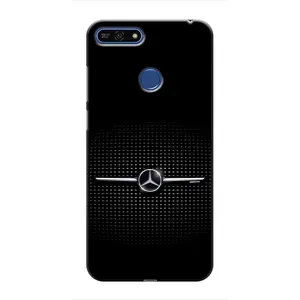 Силиконовый бампер с картинкой машины на Huawei Honor 7A Pro (Mercedes)