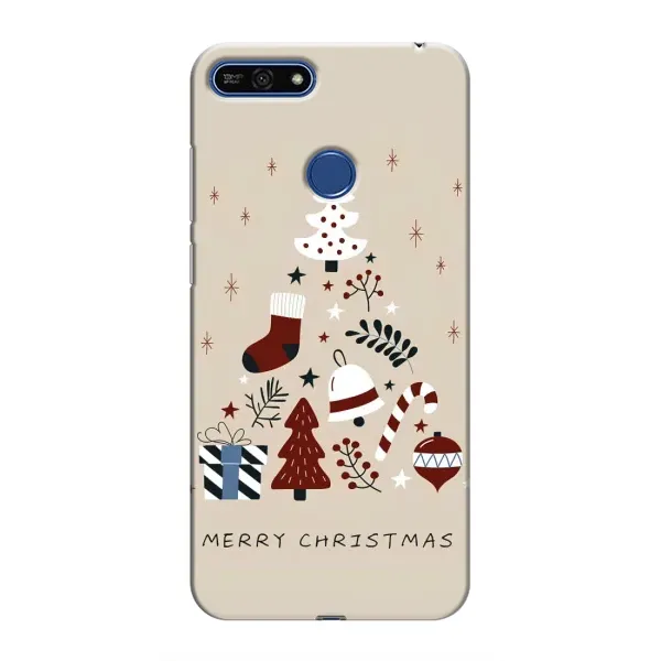 Чехол с рисунком «Merry Christmas» для Huawei Honor 7A Pro Чехол с рисунком «Merry Christmas» для Huawei Honor 7A Pro