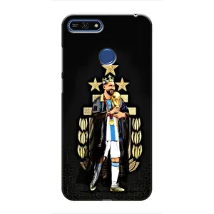 Чехлы Лео Месси Аргентина для Huawei Honor 7A Pro (Месси король)