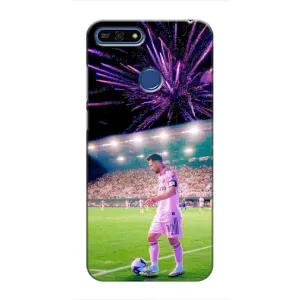 Чехлы Лео Месси в Майами на Huawei Honor 7A Pro (Месси в Майами)