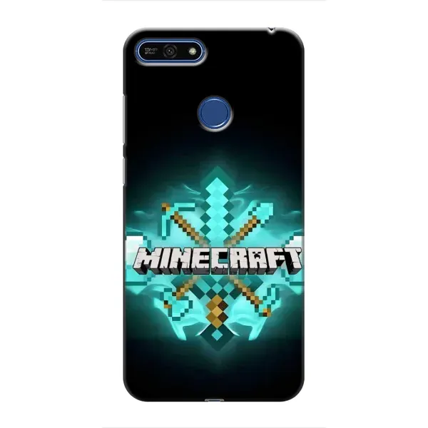 Чехол с рисунком «MineCraft 2» для Huawei Honor 7A Pro