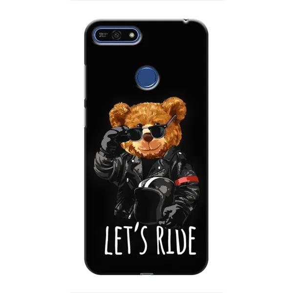 Чехол с рисунком «Модный Мишка» для Huawei Honor 7A Pro Чехол с рисунком «Модный Мишка» для Huawei Honor 7A Pro