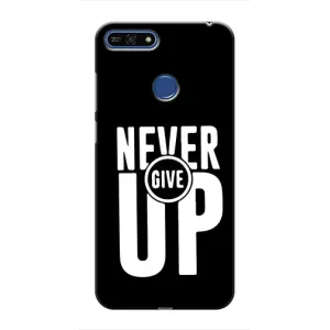 Силіконовый Чохол на Huawei Honor 7A Pro з картинкою НАЙК (Never Give UP)