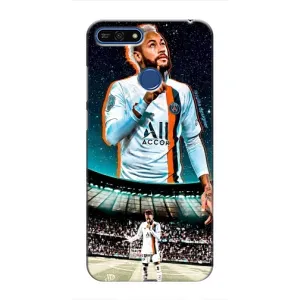 Силиконовый Чехол Huawei Honor 7A Pro (Неймар ПСЖ)