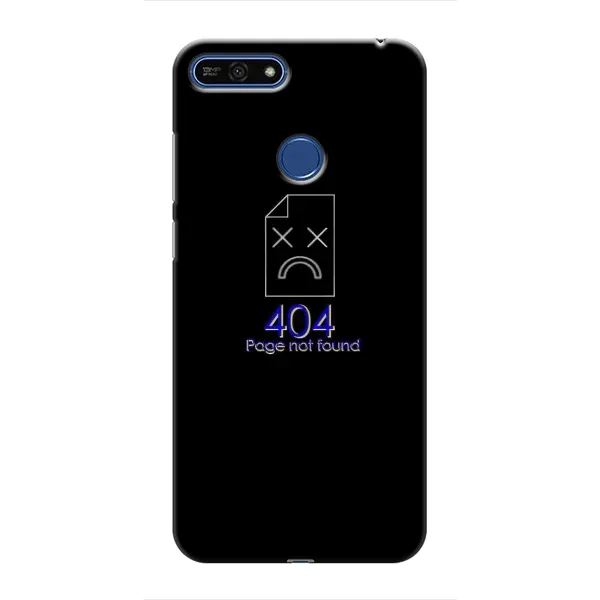 Чехол с рисунком «Ошибка 404» для Huawei Honor 7A Pro Чехол с рисунком «Ошибка 404» для Huawei Honor 7A Pro