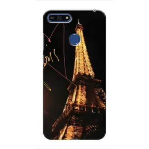 Чехол с Эйфелевой башней на Huawei Honor 7A Pro (Paris)