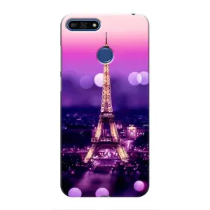 Чехол с Эйфелевой башней на Huawei Honor 7A Pro (Париж башня)