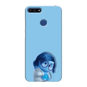 Чехол Головоломка для Huawei Honor 7A Pro - (AlphaPrint) (Печаль)