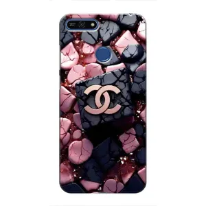 Чехол (Dior, Prada, YSL, Chanel) для Huawei Honor 7A Pro (Шанель)