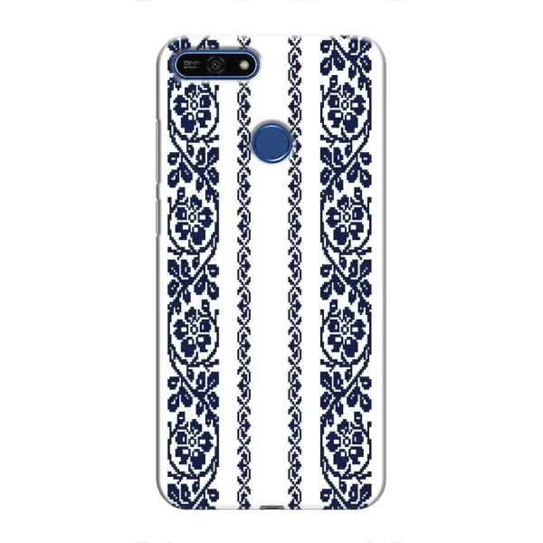 Чехол с рисунком «Синяя вышиванка» для Huawei Honor 7A Pro Чехол с рисунком «Синяя вышиванка» для Huawei Honor 7A Pro
