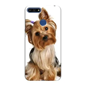 Чехол (ТПУ) Милые собачки для Huawei Honor 7A Pro (Собака Терьер)