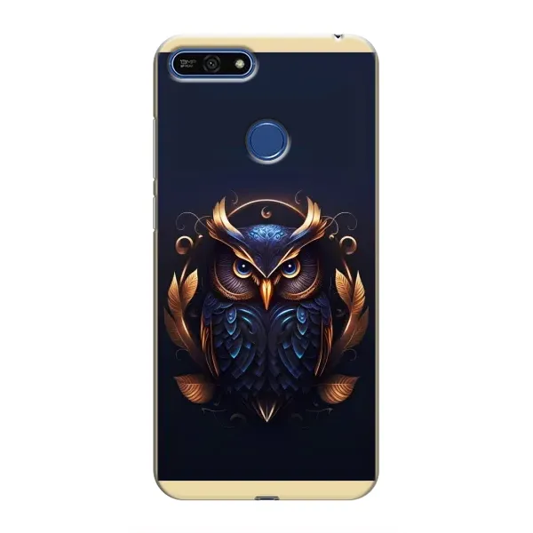 Чехол с рисунком «Стильная Сова» для Huawei Honor 7A Pro