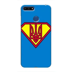 Чехол с картинкой (Патриотический ГЕРБ) на Huawei Honor 7A Pro (Super - Герб)