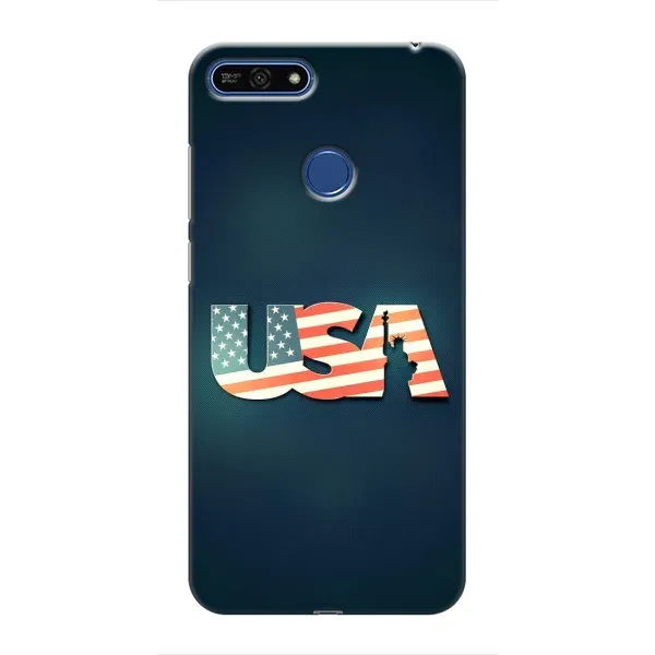 Чехол с рисунком «USA» для Huawei Honor 7A Pro Чехол с рисунком «USA» для Huawei Honor 7A Pro