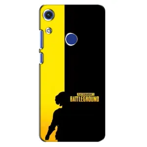 Чохол (TPU) з картинкою "Лого Пабг" на Хуавей Хонор 8А (Battlegrounds)