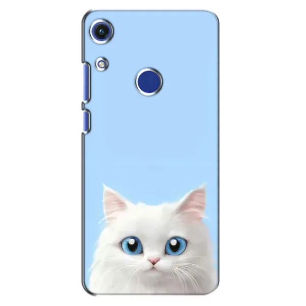 Чохол з малюнком «Білий кіт» для Huawei Honor 8A Чохол з малюнком «Білий кіт» для Huawei Honor 8A