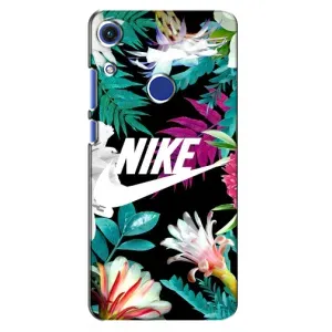 Силиконовый Чехол на Huawei Honor 8A с картинкой Nike (Цветочный Nike)