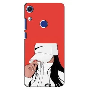 Силиконовый Чехол на Huawei Honor 8A с картинкой Стильных Девушек (Девушка Nike)