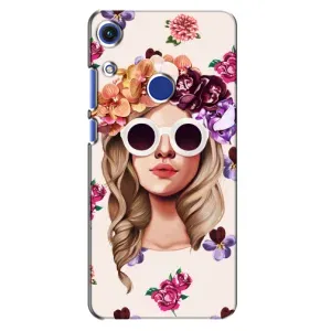 Чехол с картинкой Модные Девчонки Huawei Honor 8A (Девушка в очках)